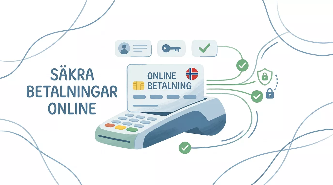 Illustration av betalning, identitetskontroll och konto som matchar spelaren